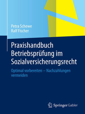 cover image of Praxishandbuch Betriebsprüfung im Sozialversicherungsrecht